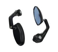 Retrovisores Manillares Espejos Retrovisores Laterales De Aluminio Ajustables para Manillar De Motocicleta Ovalados Y Negros De 7/8" Espejos Laterales(Black)