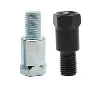 Retrovisores Manillares M10 10MM M8 8mm En Sentido Antihorario Adaptadores De Espejo De Motocicleta Espejos Retrovisores Tornillo De Rosca Derecho Izquierdo Espejos Retrovisores(Silver M8M8 (L-R))