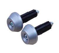 Retrovisores Manillares Universal 7/8 "22 Mm Manillar De Motocicleta Extremos De Barra De Agarre Deslizador De Tapa De Contrapeso Espejos Laterales(Grey)