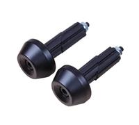 Retrovisores Manillares Universal 7/8 "22 Mm Manillar De Motocicleta Extremos De Barra De Agarre Deslizador De Tapa De Contrapeso Espejos Laterales(Black)