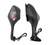 Retrovisores Moto Espejo Compatible Con Honda CBR1000RR CBR 1000 RR Un Par De Espejos Retrovisores Laterales Para Motocicleta Con Luz De Señal De Giro(Smoked-fold)