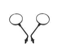 retrovisores Moto Espejo retrovisor Redondo Negro 10mm para Motocicleta Rosca M10 para Scooter 150 CC para Baron para BMS, para Retro, para Lance, para Vintage