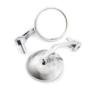 Retrovisores Moto Espejo Retrovisor Universal Para Manillar De Motocicleta Cromado Convexo De 7/8''22 Mm(Silver)