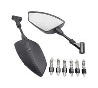 retrovisores Moto Espejos retrovisores Izquierdo y Derecho de 10 mm para Motocicleta, Carcasa Espejo Lateral para R1200GS, R1200 GS, 1200 RT R1200RT