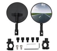Retrovisores Moto Homologados - Espejo Moto Plegable - Espejo Supermoto Compatible con la Mayoría de las Motocicletas - Para Manillar Diámetro 22 mm - 2 piezas