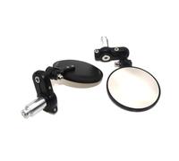 retrovisores Moto Juego de 2 Espejos retrovisores universales Aluminio para Motocicleta 22 mm Accesorios para Motor Color Negro para Manillar