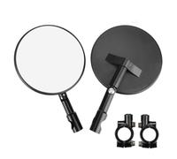 Retrovisores Moto Para Bicicletas Para Eléctricas Scooters Retrovisores Redondos CNC Aluminio Espejo Montaje Manillar 7/8 Pulgadas Universal Motocicletas Manillar Retrovisores Moto Universal(Standard)
