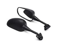 Retrovisores Moto para CBR1100XX para CBR 1100 para CBF1000 para VTR 1000 Espejos Retrovisores De Motocicleta con Luces LED Intermitentes Espejos Moto(B Black)