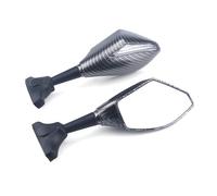 Retrovisores Moto para Hyosung para GT125R para GT250R para GT650R para GT650S Espejos Retrovisores De Carreras con Intermitentes LED Espejos Moto(Carbon-Clear)