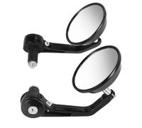 Retrovisores Moto Para Motos, Scooters Y Accesorios Para Extremo Barra Redondos 7/8" Espejos Retrovisores Laterales Manillar Retrovisores Moto Universal(Transparent)