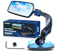 Retrovisores para Bicicleta en Pareja, Retrovisor de Moto Plegable y Orientable 360°, Gran Espejo, Brazo Largo, Retrovisor para Patinete Eléctrico Accesorio para Bicicleta Eléctrica