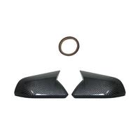 Retrovisores Tapa Cubierta 1 Par Tapas Cubierta Espejo Retrovisor Lateral Para Ford Para Mustang 2015 2016 2017 2018 2019 2020 Tapas Espejo Retrovisor(No lights Carbon)