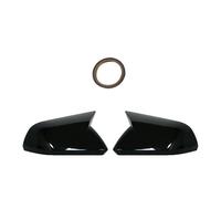 Retrovisores Tapa Cubierta 1 Par Tapas Cubierta Espejo Retrovisor Lateral Para Ford Para Mustang 2015 2016 2017 2018 2019 2020 Tapas Espejo Retrovisor(No lights Black)
