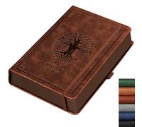 RETTACY Cuaderno en blanco A5, cuaderno de papel liso de tapa dura, 320 páginas numeradas, bolsillo interior, papel de 100 g/m², para mujeres y hombres, para tomar notas, garabatear, 14,5 x 21 cm