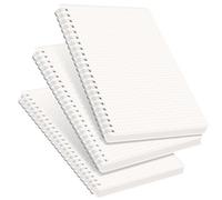 RETTACY Paquete de 3 cuadernos punteados - Diario de cuadrícula de viñetas en espiral A5 con 480 páginas, papel grueso de 100 g/m², 5.7 x 8.3 pulgadas