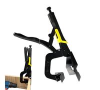 Retto Corner Clamp - de fijación del manual de aluminio, mandíbulas ajustables sin ajuste | con de bloque rápido para procesos de muebles de cornisos Falegn