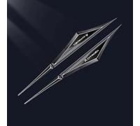 RETTYAT Coche Emblemas para Citroen C4 Coupe 2004-2008, Insignia Logotipo Capó Delantero Pegatinas Adhesivo Logo Maletero Trasero Calcomanías 3D Letras Etiqueta Engomada Embellecedores Carroceria,B