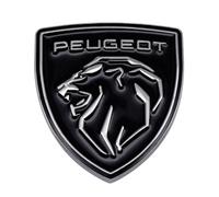 RETTYAT Coche Emblemas para Peugeot 2008 2023, Insignia Logotipo Capó Delantero Pegatinas Adhesivo Logo Maletero Trasero Calcomanías 3D Letras Etiqueta Engomada Embellecedores Carroceria,A