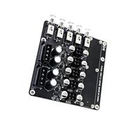 RETUOLWAG Adaptador de fuente de alimentación múltiple, 2 x 4 pines a 4 pines, 5 V, 12 V, adaptador de módulo de conmutación de gestión de energía para unidades de disco duro