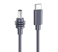 RETUOLWAG Cable de alimentación USB C a DC5521 para alimentación por satélite, cable de conexión al aire libre, 2/3/5 m, repuesto de piezas USB C