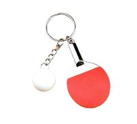 RETUOLWAG Llavero de raqueta deportiva en miniatura, práctico llavero de aleación para entusiastas del deporte y estudiantes, llavero de tenis