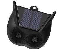 RETUOLWAG Repelente de animales, fácil instalación, disuasorio automático de pájaros, sensores de movimiento solar, alarma para amplias áreas de protección