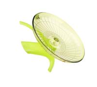 RETUOLWAG Rueda de ejercicio de jerbo silencioso con punta estable en forma de plato inmune para mascotas pequeñas, disco de correr para jaula, rueda silenciosa para hámster