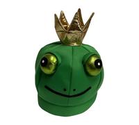 RETUOLWAG Sombrero de corona de rey de ranas de dibujos animados, ajustable, para Halloween, fiestas de Navidad, niños y adultos, juego de rol, coronas de animales