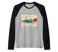 Return Everything Table Tennis Reflex Ping Pong ||- Camiseta Manga Raglan