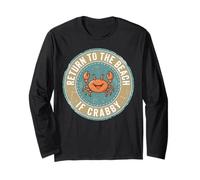 Return To The Beach If Crabby Funny Crab Manga Larga