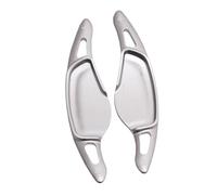 RETYHW Paletas De Cambio De Marchas Para BMW Para X3M F97 X4M F98 X5M F95 X6M F96 X3 G01 X4 G02 X5 G05 X6 G06 X7 G07 M5 F90 Z4 G29 Paleta de Cambio de Volante Decoración(Silver)