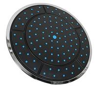 RETYLY 1 Pcs 25 cm Plástico Forma Redonda Lluvia Ducha Accionada Ducha Superior de La Habitación Accesorios de Cabina de Boquilla de Cabeza de Techo