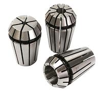 RETYLY 3 Piezas ER20 Spring Collet Chuck Torno Fresado CNC Grabado Titular 1/8 Pulgada 1/4 Pulgada 1/2 Pulgada