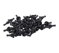 RETYLY 32pzs Remache Pin Tornillo de Montaje antivibraciones de Caucho, para Ventilador de Caja PC Anti vibracion