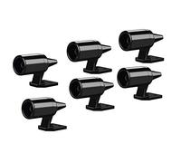 RETYLY 6 Piezas Alerta de Ciervo para Vehiculos Evita Colisiones de Ciervos Advertencia de Coche Negro Advertencia Ultrasónica de Vida Silvestre para Coche Motocicleta Camión SUV Y ATV