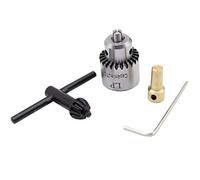 RETYLY Caliente Chuck de Taladro Molienda de Taladro Electrico Chuck de Taladro Sin Llave de Llave 0.3-4Mm Rango de Capacidad Con 3.17Mm Eje Biela