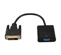 RETYLY Dvi A Vga Cable Adaptador 1080P Dvi-D A Vga Cable 24 + 1 25 Pines Dvi Macho A 15 Pines Vga Hembra Conversor De Video para Visualización De Pc