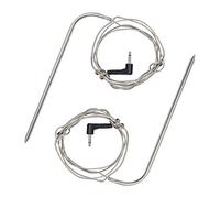 RETYLY Sonda de Carne de Alta Temperatura de Repuesto para Parrillas de Pellet y Ahumadores de Pellet Compatibles con Parrillas Pit Boss, Sonda de Barbacoa Impermeable de 2 Piezas