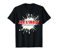 Reuben Power Unleashed Red Name Design Camiseta
