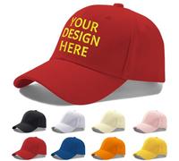 Reuhen Gorra de BéIsbol Personalizada para Niños con Bordado Texto Logotipo y Impresión Foto Imagen, Gorra Ajustable Personalizada, Navidad Regalo para Niños