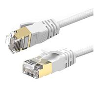 Reulin 1M Cat 7A Cable de red Ethernet - Ultra Delgado - Velocidad de hasta 40Gbs-1000MHz compatible con Cat5 Cat5e Cat6 Cat6a Cat7 Cat7A+ Switch Enrutador Módem para redes de alta velocidad