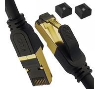 Reulin Cable Ethernet RJ45 Cat 8 de Cobre Multihilo PREMIUM Alta Velocidad SSTP 40Gbps y 2000MHz Compatible con Routers Conmutadores Módems Smart TV box Internet Consola de Juegos (4.5 Metros)