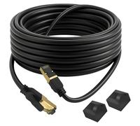 Reulin Cable Ethernet RJ45 Cat 8 de Cobre Multihilo PREMIUM Alta Velocidad SSTP 40Gbps y 2000MHz Compatible con Routers Conmutadores Módems Smart TV box Internet Consola de Juegos (15 Metros)