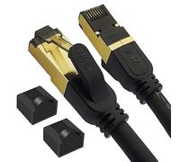 Reulin Cable Ethernet RJ45 Cat 8 de Cobre Multihilo PREMIUM Alta Velocidad SSTP 40Gbps y 2000MHz Compatible con Routers Conmutadores Módems Smart TV box Internet Consola de Juegos (8 Metros)