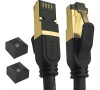 Reulin Cable Ethernet RJ45 Cat 8 de Cobre Multihilo PREMIUM Alta Velocidad SSTP 40Gbps y 2000MHz Compatible con Routers Conmutadores Módems Smart TV box Internet Consola de Juegos (3 Metros)