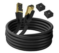 Reulin Cable Ethernet RJ45 Cat 8 de Cobre Multihilo PREMIUM Alta Velocidad SSTP 40Gbps y 2000MHz Compatible con Routers Conmutadores Módems Smart TV box Internet Consola de Juegos (10 Metros)