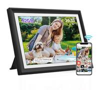 REUMAR Marco de Fotos Digital, 10.1 Pulgadas, Marco de Fotos Digital Inteligente WiFi, Pantalla táctil IPS LCD, rotación automática, Almacenamiento Integrado de 32 GB, fácil configuración para
