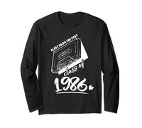 Reunion Class of 1986 Graduación Escolar explosión del Pasado Manga Larga