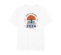 Reunión Familiar 2024 Legacy Tree Gathering Camiseta, Hombre Tallas Grandes, Blanco, 6X Alto