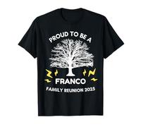 Reunión Familiar Franco 2025 Reunión Familiar Árbol genealógico a Juego Camiseta